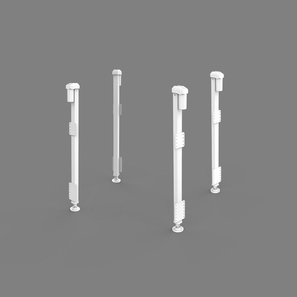 PERFECTJACK Power Jack, Heavy Duty Acme Screw Jack  5000lbs Stroke up to 1500mm,Waterproof IP67 White 260103W